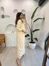 KREM 4732 TENCEL ELBİSE 
