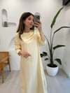 KREM 4732 TENCEL ELBİSE 