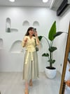 KREM 4844 TENCEL KISA TRENÇ 