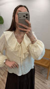 KREM 6626 VOLANLI BLUZ 