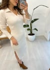 KREM 8022 TRİKO ELBİSE