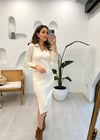 KREM 8022 TRİKO ELBİSE