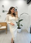 KREM 8022 TRİKO ELBİSE