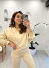 KREM 8511 ÜÇ İPLİK CEKET PANTOLON TAKIM 