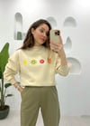 KREM MEYVELİ SWEAT 