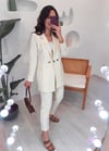 KREM PAMUK CASUAL CEKET