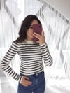 LACİVERT 0073 TRİKO ÇİZGİLİ