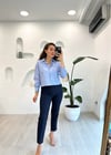 LACİVERT 0100 PENSLİ PANTOLON