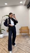 LACİVERT 0185 DENİM GÖMLEK PANTOLON TAKIM 