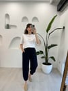 LACİVERT 0255 PAÇASI PİLİLİ PANTOLON