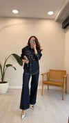 LACİVERT 0622 TROKLU DENİM TAKIM