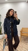 LACİVERT 0638 KADİFE YAKA CEKET