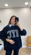 LACİVERT 0753 NYC SWEATSHİRT 