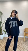 LACİVERT 0753 NYC SWEATSHİRT 