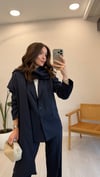 LACİVERT 078 ŞALLI CEKET 