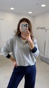 LACİVERT 1005 ÇİZGİLİ SWEAT 