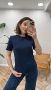 LACİVERT 1075 BASİC KISA KOL TİŞÖRT