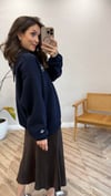 LACİVERT 1083 FULARLI SWEAT