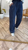 LACİVERT 1183 KADİFE PANTOLON 