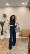 LACİVERT 1190 BLUZ PANTOLON  TAKIM 