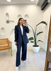 LACİVERT 1263 BELİ LASTİKLİ PANTOLON