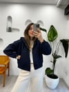 LACİVERT 1338 KANGURU SWEATSHİRT