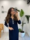 LACİVERT 1410 TRİKO ELBİSE 