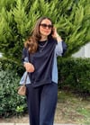LACİVERT 1598 OYSHO SWEAT 