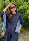 LACİVERT 1598 OYSHO SWEAT 