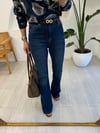 LACİVERT 1685 FLARE PANTOLON 