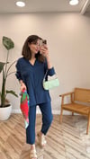 LACİVERT 2048 TENSEL PANTOLON TAKIM 