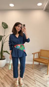 LACİVERT 2048 TENSEL PANTOLON TAKIM 
