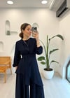 LACİVERT 2057 PANTOLON ETEK TAKIM 