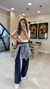 LACİVERT 2066 BELİ GÖMLEKLİ PANTOLON 