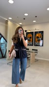 LACİVERT 2088 EKOSE DETAY YELEK 