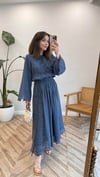 LACİVERT 2309 BLUZ ETEK TAKIM