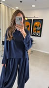 LACİVERT 2437 ŞALVAR TAKIM 