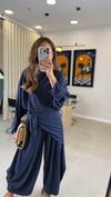 LACİVERT 2437 ŞALVAR TAKIM 