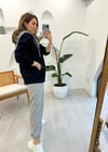LACİVERT 24508 FERMUARLI HIRKA 