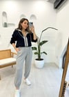 LACİVERT 24508 FERMUARLI HIRKA 
