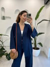 LACİVERT 2559 KİMONO TAKIM
