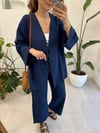 LACİVERT 2559 KİMONO TAKIM