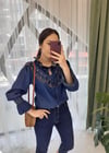 LACİVERT 2656 BLUZ 