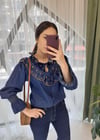 LACİVERT 2656 BLUZ 