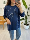 LACİVERT 2686 PUL DETAY SWEAT 
