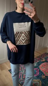 LACİVERT 2695 PUL DETAY SWEATSHİRT 