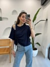 LACİVERT 2934 TAŞLI TSHİRT