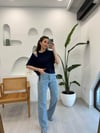 LACİVERT 2934 TAŞLI TSHİRT