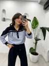 LACİVERT 2960 ÇİZGİLİ GÖMLEK 