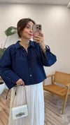 LACİVERT 2966 BÜZGÜLÜ GÖMLEK 